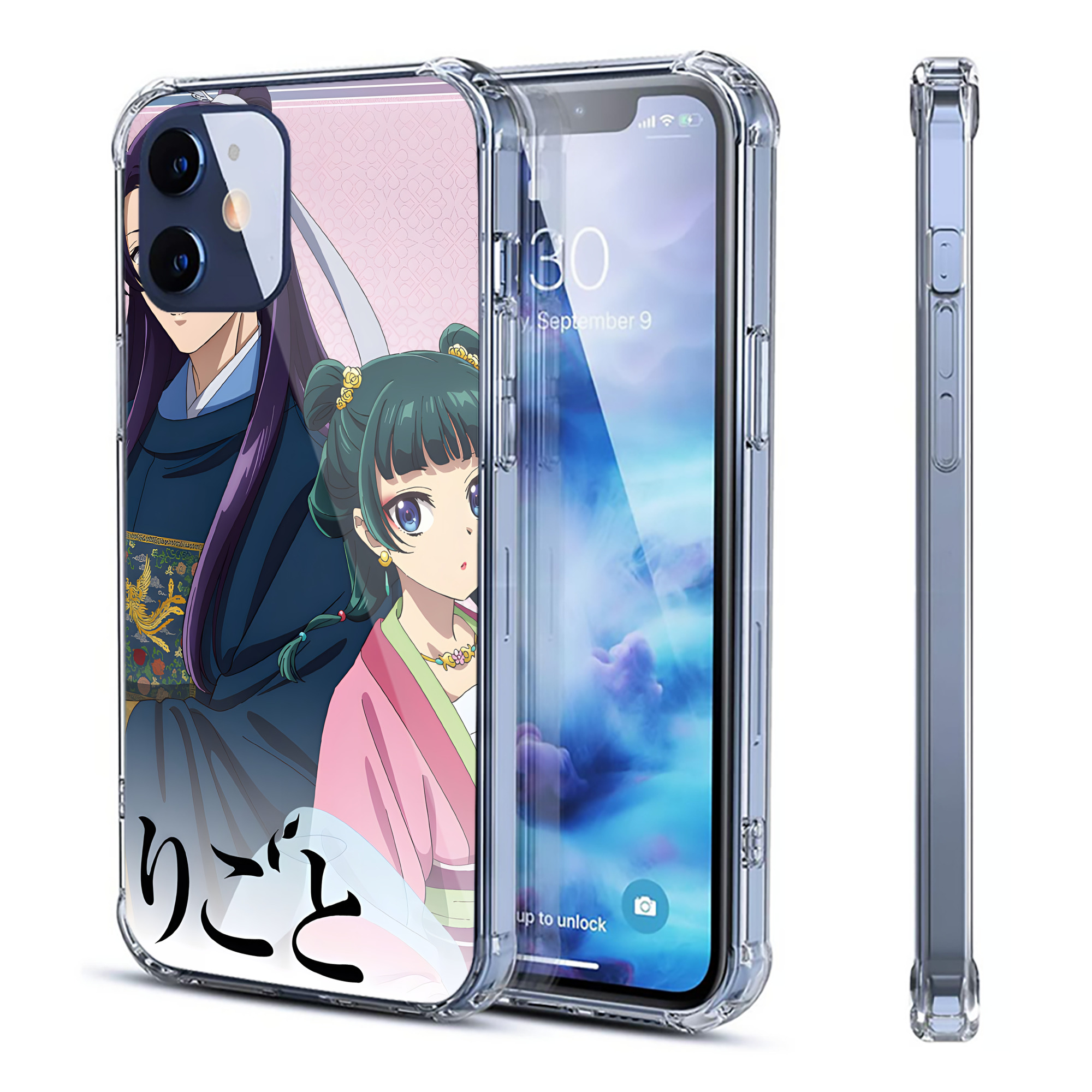（画像用） 薬屋のひとりごと The Apothecary Diaries 【iPhone 12シリーズ対応】透明スマホケース（クリアソフトケース）